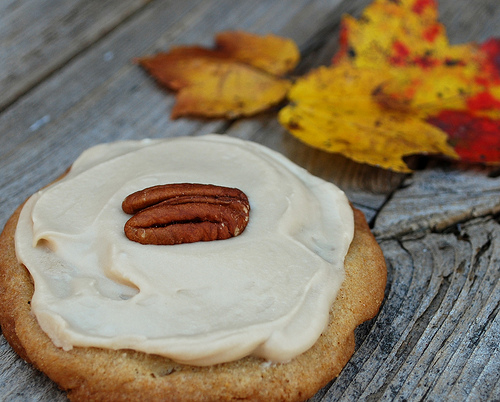Pecan cookies made at home Pecan cookies made at home